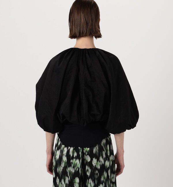 DES PRES「シルクラミーワッシャー ギャザーブルゾン」|ブルゾン・スタジャン|