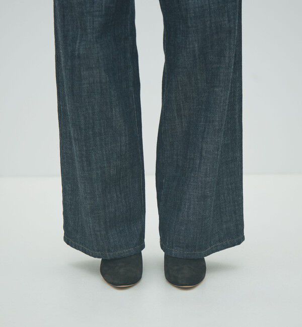 MACPHEE「インディゴデニム ストレートパンツ」|デニム|