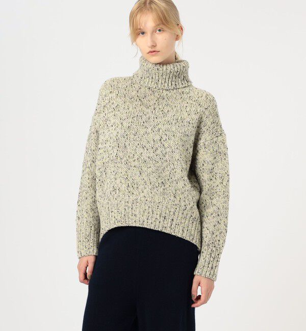 GALERIE VIE「セサミメランジ タートルネックプルオーバー」|ニット・セーター|