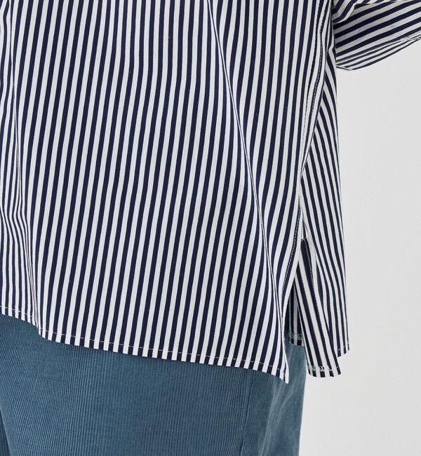 GALERIE VIE「シルキーコットン スキッパーブラウス」|シャツ・ブラウス|