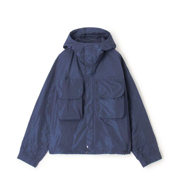 GALERIE VIE「メモリータフタ フーデッドブルゾン」|ブルゾン・スタジャン|67 ダークブルー
