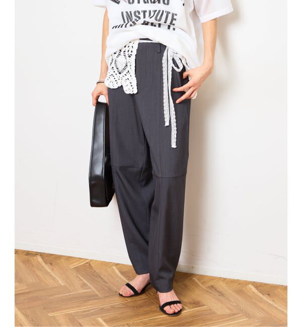  「PANEL DESIGN COCOON パンツ」|その他|グレー