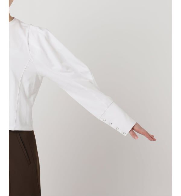  「《予約》タックデザインロングスリーブTEE」|Tシャツ・カットソー|