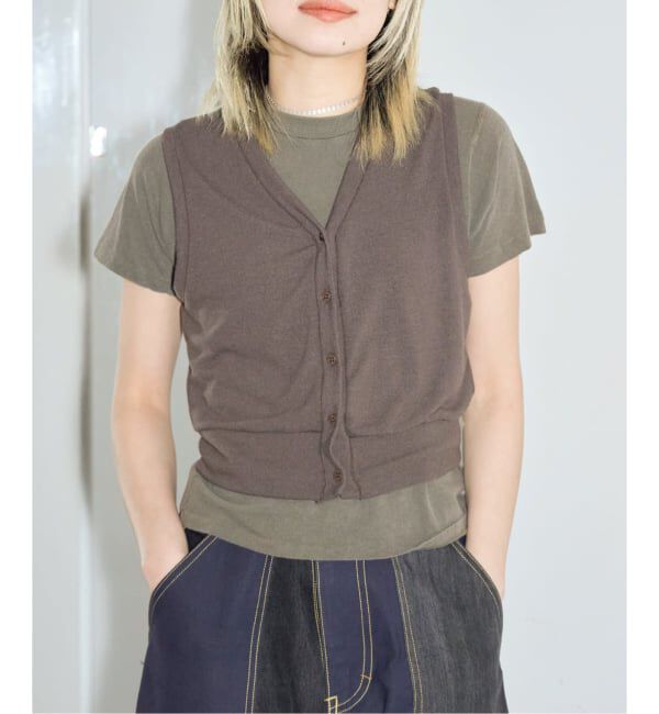  「《予約》ASHER AMELIA VINTAGE TEE L232-J101：Tシャツ」|Tシャツ・カットソー|