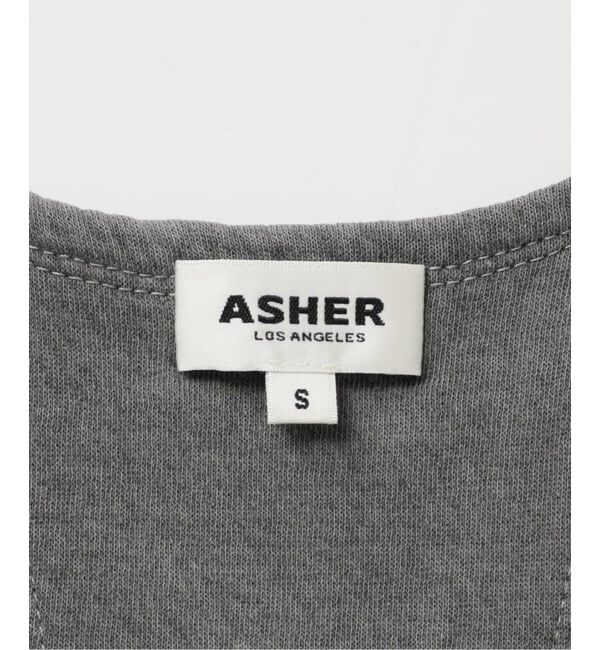  「《予約》ASHER BREE TANK L281-J131：タンクトップ」|Tシャツ・カットソー|