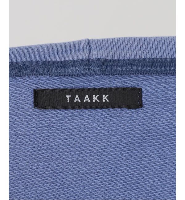  「TAAKK SCULPTURAL EMBROIDERY ZIP HOODIE TA26SS-JR054：スウェット」|スウェット・ジャージ|