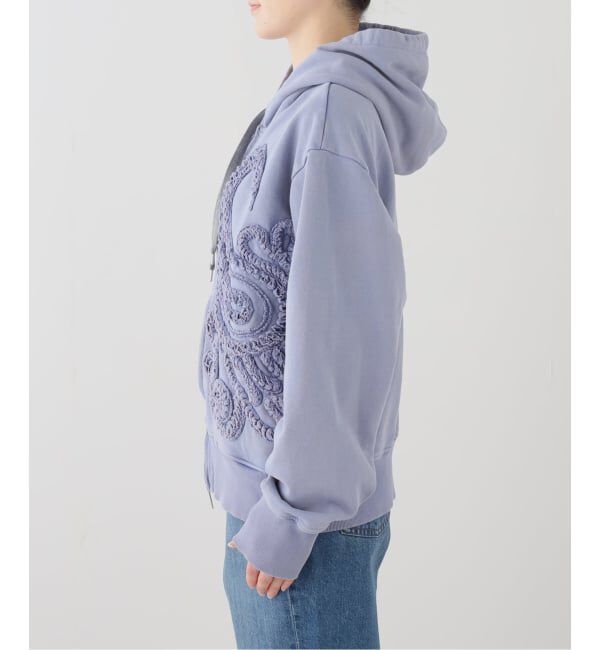  「TAAKK SCULPTURAL EMBROIDERY ZIP HOODIE TA26SS-JR054：スウェット」|スウェット・ジャージ|