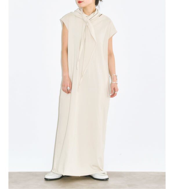  「《予約》CUTDRESS with SCARF：ワンピース」|ワンピース|ベージュ