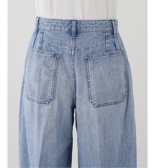  「TANAKA HAKAMA JEAN TROUSERS ST-108-25-BBLO：デニムパンツ」|デニム|