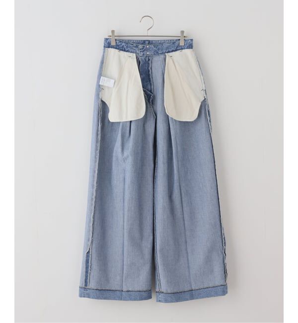  「TANAKA HAKAMA JEAN TROUSERS ST-108-25-BBLO：デニムパンツ」|デニム|