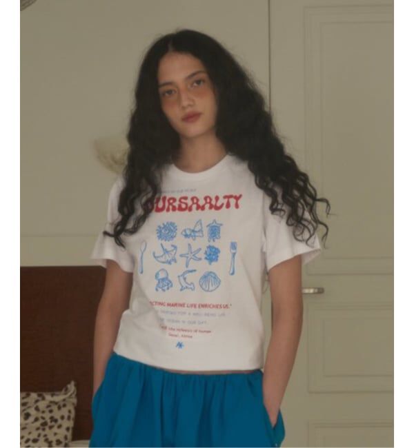 JOINT WORKS「OURSAALTY / アワーソルティ Ocean keeper T-shirt」|Tシャツ・カットソー|ホワイト
