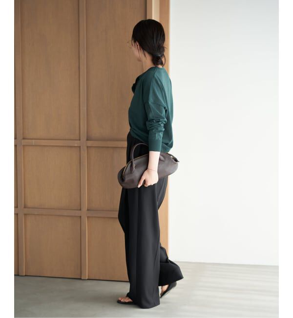 Plage「《予約》2 Tuck Elegant パンツ」|スラックス|