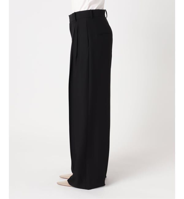 Plage「《予約》2 Tuck Elegant パンツ」|スラックス|