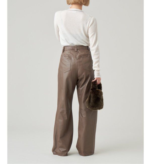 IENA LA BOUCLE「IENA LA BOUCLE 強撚ウールクルーネックプルオーバー」|ニット・セーター|