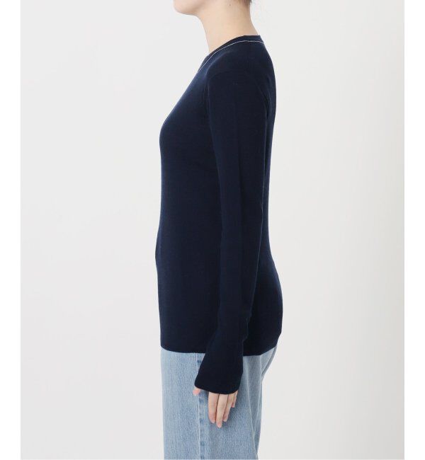 IENA LA BOUCLE「IENA LA BOUCLE 強撚ウールクルーネックプルオーバー」|ニット・セーター|