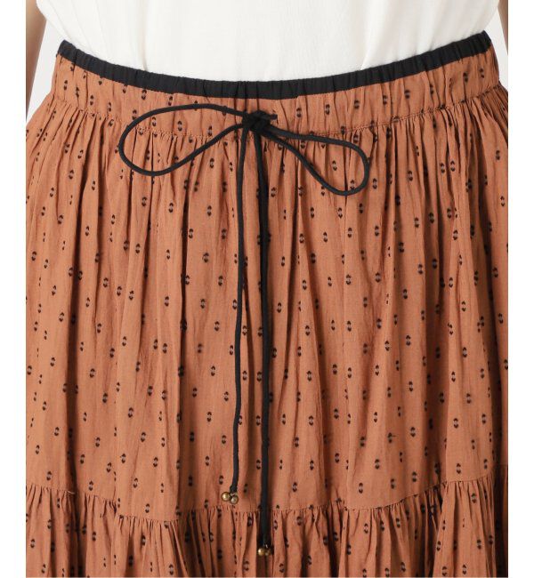 SLOBE IENA「TCドビーティアードスカート」|スカート|
