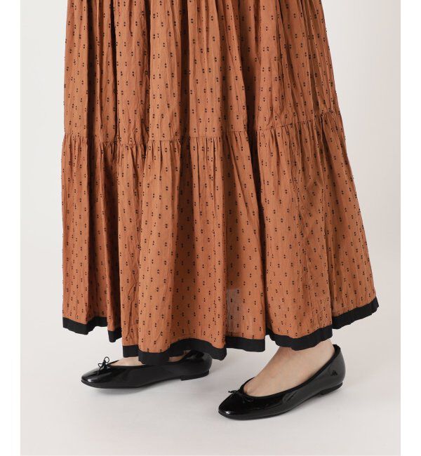 SLOBE IENA「TCドビーティアードスカート」|スカート|