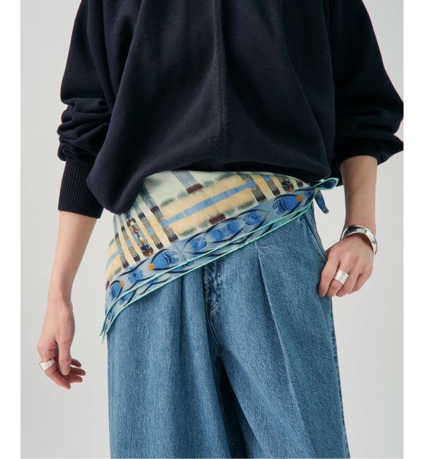 VERMEIL par iena「PIERRE LOUIS MASCIA ピエール ルイマーシャ 67x67cm 517633/101」|バンダナ・スカーフ|