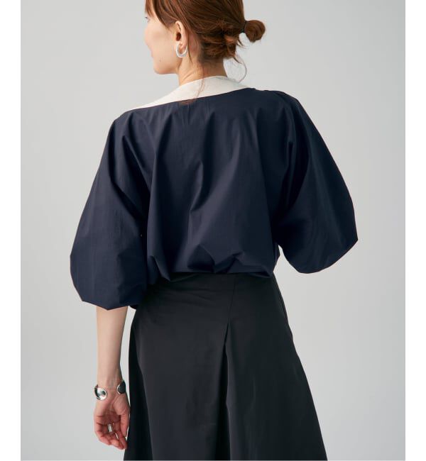 VERMEIL par iena「《予約》リボンブラウス」|シャツ・ブラウス|