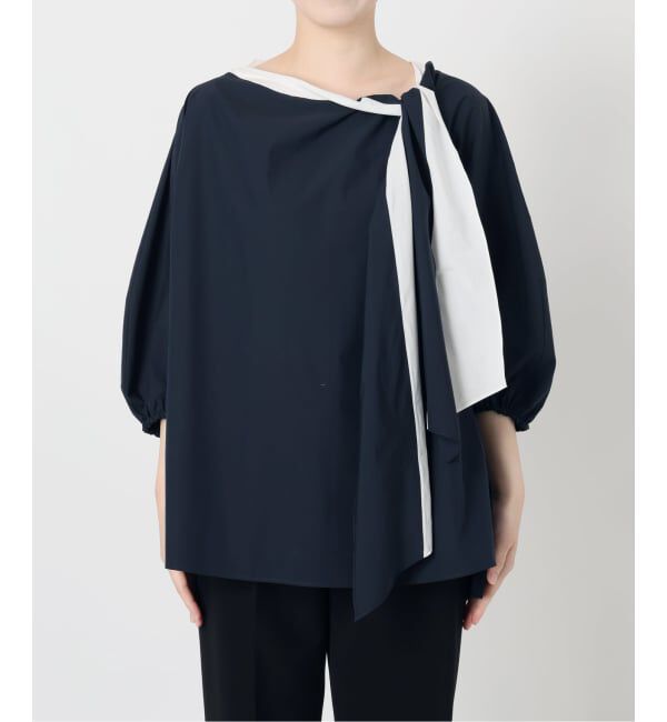 VERMEIL par iena「《予約》リボンブラウス」|シャツ・ブラウス|