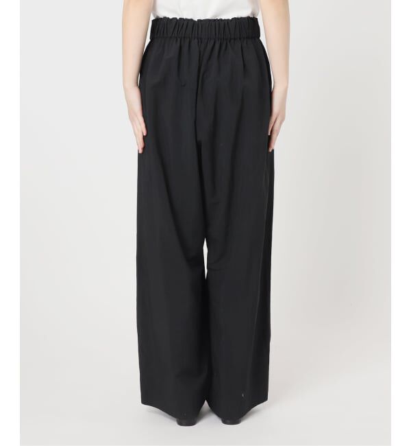 SLOBE IENA「《WEB限定/追加予約》撥水タフタタックギャザーイージーパンツ」|その他|