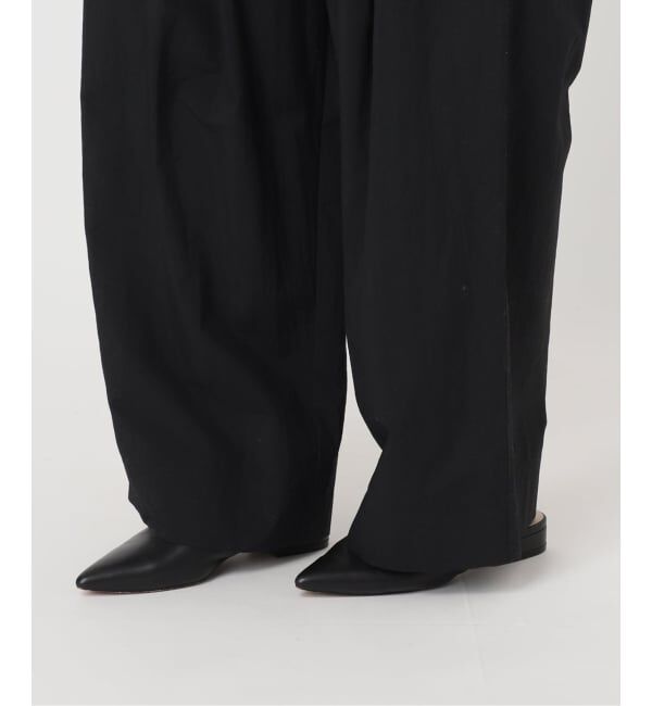 SLOBE IENA「《WEB限定/追加予約》撥水タフタタックギャザーイージーパンツ」|その他|