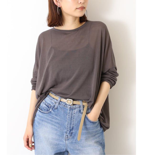 SLOBE IENA「《シリーズあり/追加予約》コットンシルクビックプルオーバー」|ニット・セーター|