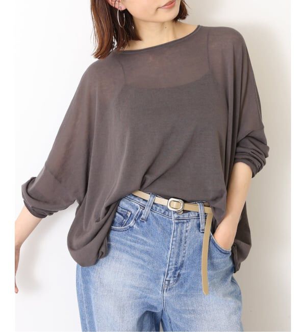 SLOBE IENA「《シリーズあり/追加予約》コットンシルクビックプルオーバー」|ニット・セーター|