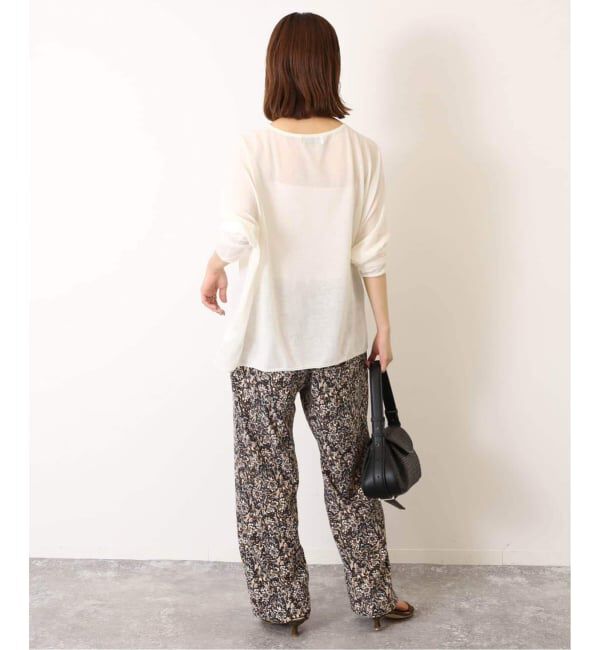 SLOBE IENA「《シリーズあり/追加予約》コットンシルクビックプルオーバー」|ニット・セーター|