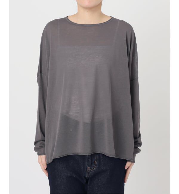 SLOBE IENA「《シリーズあり/追加予約》コットンシルクビックプルオーバー」|ニット・セーター|