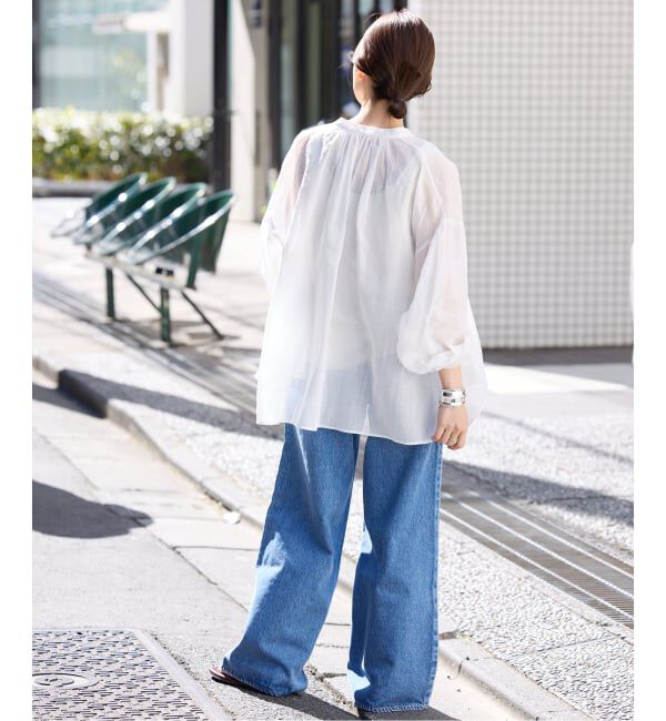 SLOBE IENA「《追加予約》ラミースキッパーシャツ」|シャツ・ブラウス|