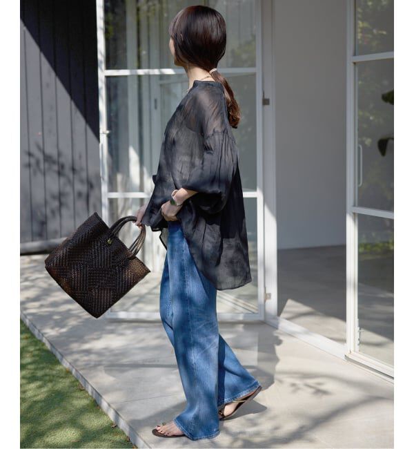 SLOBE IENA「《追加予約》ラミースキッパーシャツ」|シャツ・ブラウス|