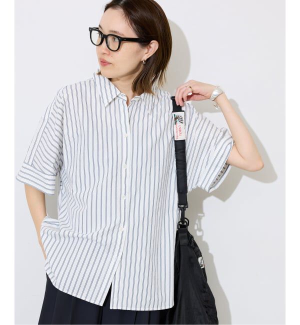 SLOBE IENA「《予約》ハーフスリーブシャツ」|シャツ・ブラウス|