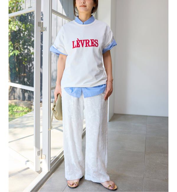 SLOBE IENA「《予約》ハーフスリーブシャツ」|シャツ・ブラウス|