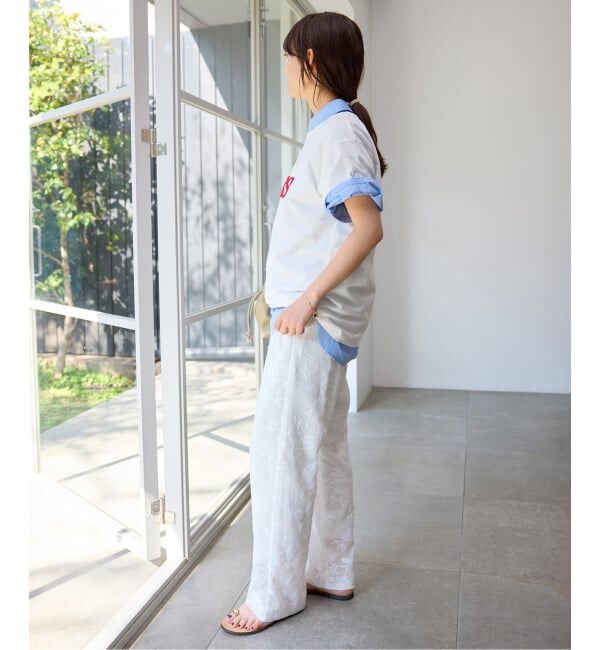 SLOBE IENA「《予約》ハーフスリーブシャツ」|シャツ・ブラウス|