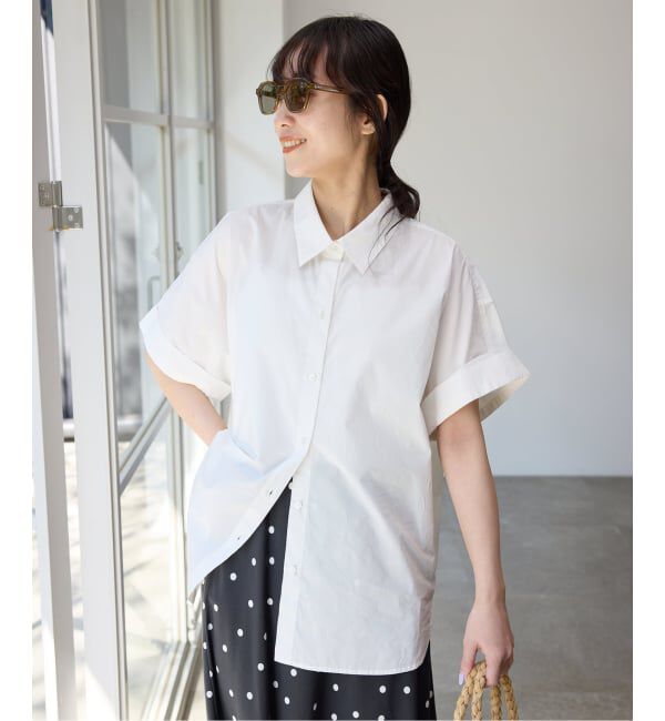 SLOBE IENA「《予約》ハーフスリーブシャツ」|シャツ・ブラウス|