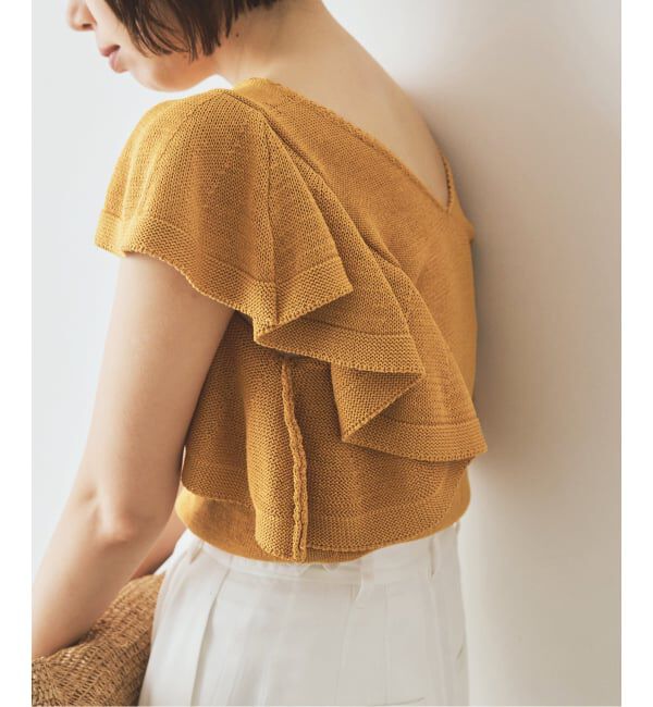 SLOBE IENA「《予約》フレアスリーブニット」|ニット・セーター|