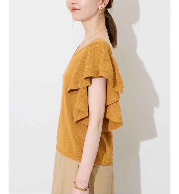 SLOBE IENA「《予約》フレアスリーブニット」|ニット・セーター|