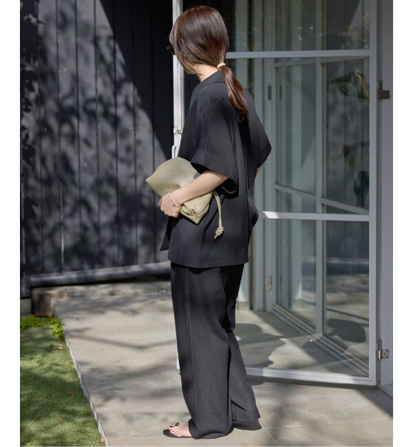 SLOBE IENA「《セットアップ対応可/予約》リネン混パンツ」|その他|