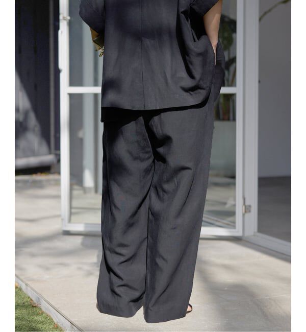 SLOBE IENA「《セットアップ対応可/予約》リネン混パンツ」|その他|
