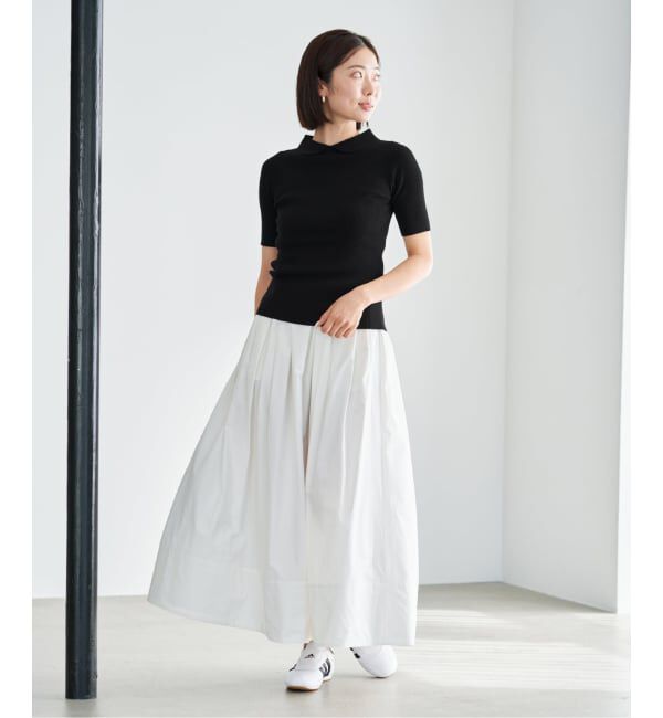 IENA「《予約》ECO SPLASH襟付きプルオーバー」|ニット・セーター|