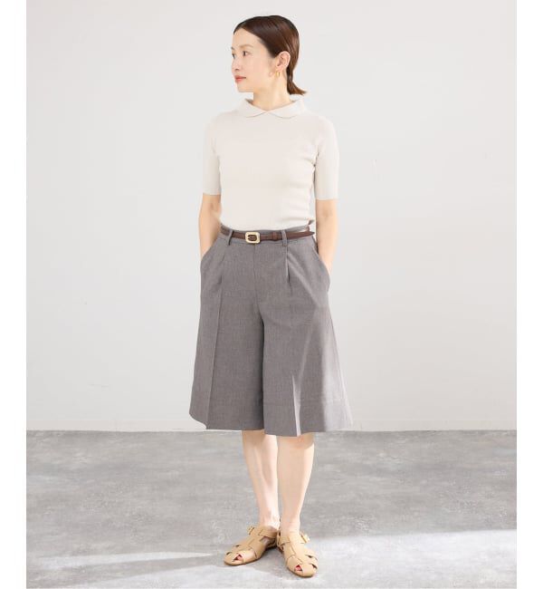 IENA「《予約》ECO SPLASH襟付きプルオーバー」|ニット・セーター|