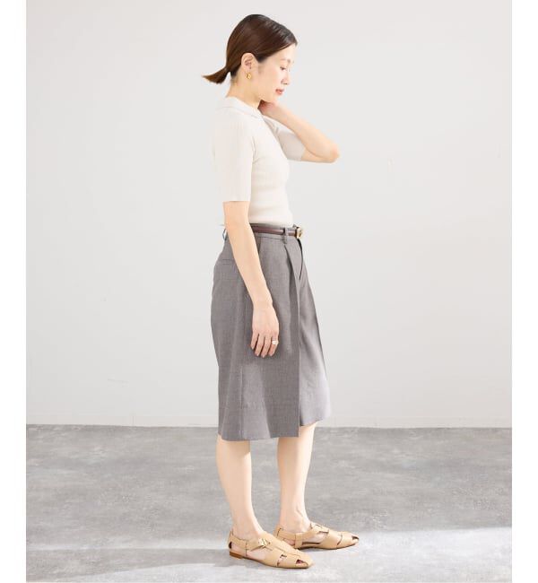 IENA「《予約》ECO SPLASH襟付きプルオーバー」|ニット・セーター|