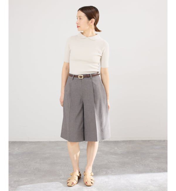 IENA「《予約》ECO SPLASH襟付きプルオーバー」|ニット・セーター|