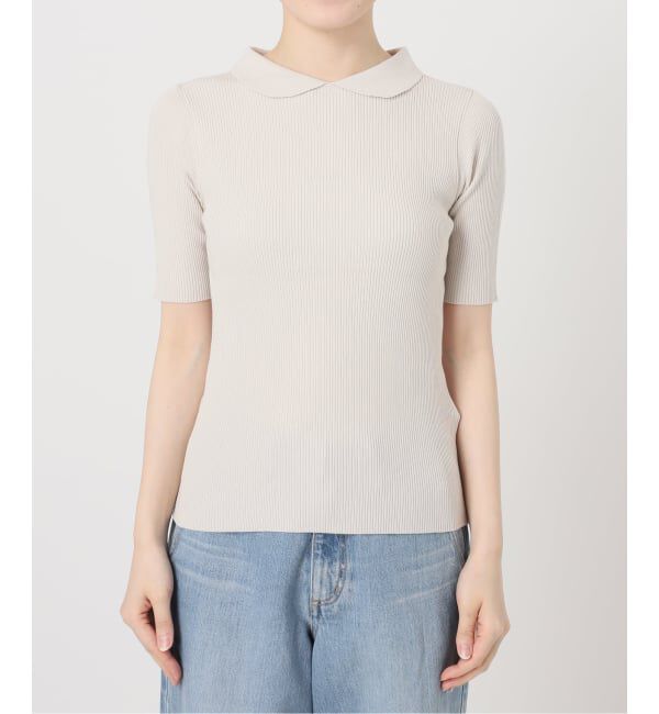 IENA「《予約》ECO SPLASH襟付きプルオーバー」|ニット・セーター|