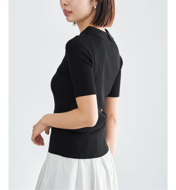 IENA「《予約》ECO SPLASH襟付きプルオーバー」|ニット・セーター|