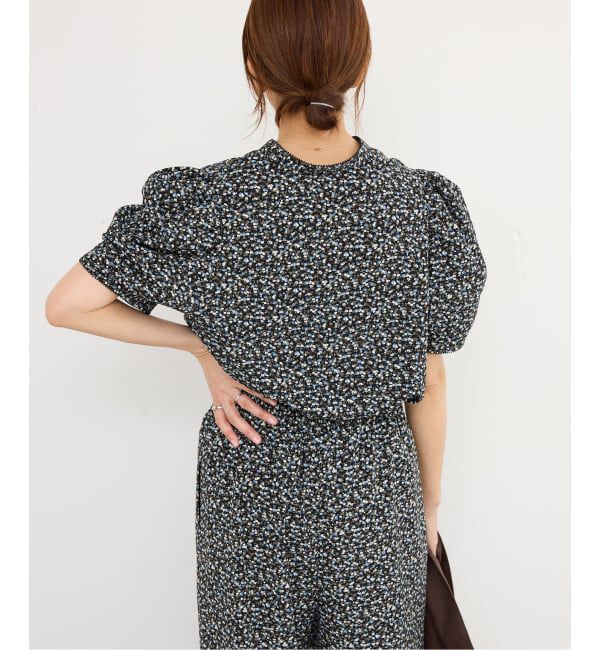 IENA「《セットアップ対応/予約》ソフトヴィンテージフラワーブラウス」|シャツ・ブラウス|