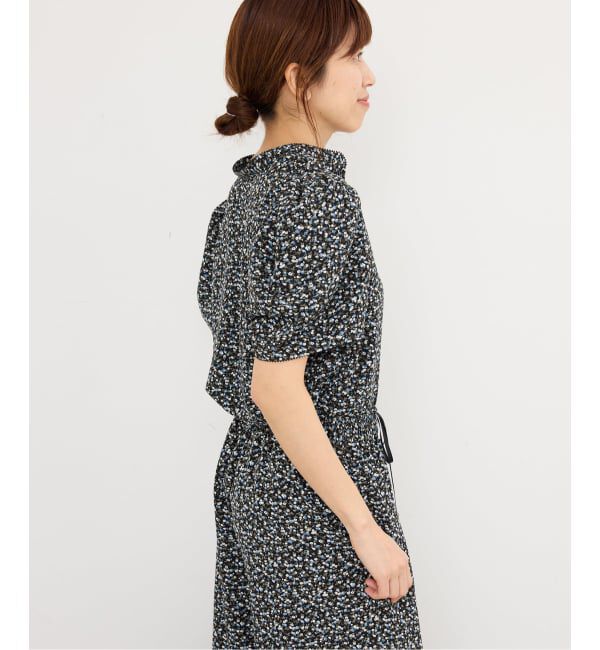 IENA「《セットアップ対応/予約》ソフトヴィンテージフラワーブラウス」|シャツ・ブラウス|