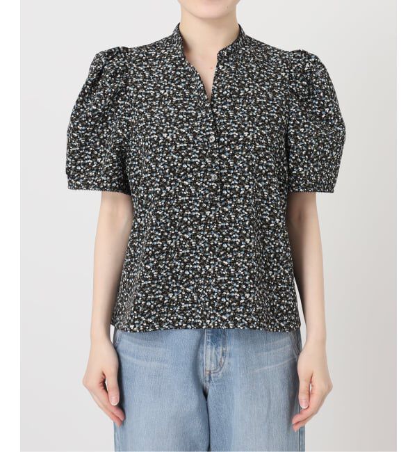 IENA「《セットアップ対応/予約》ソフトヴィンテージフラワーブラウス」|シャツ・ブラウス|