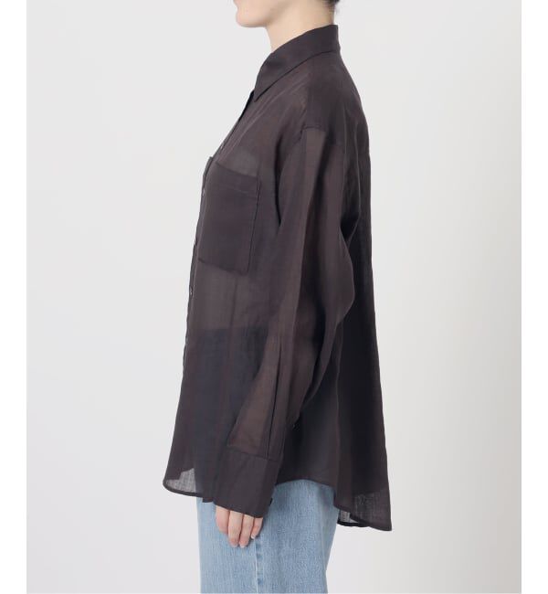 IENA「《セットアップ対応/予約》ラミーレギュラーカラーシャツ」|シャツ・ブラウス|